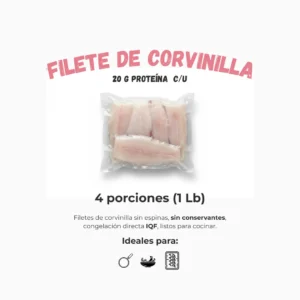 Freeze foods filetes de corvinilla
