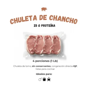Freeze foods chuletas de lomo