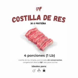 Costilla de res freeze foods
