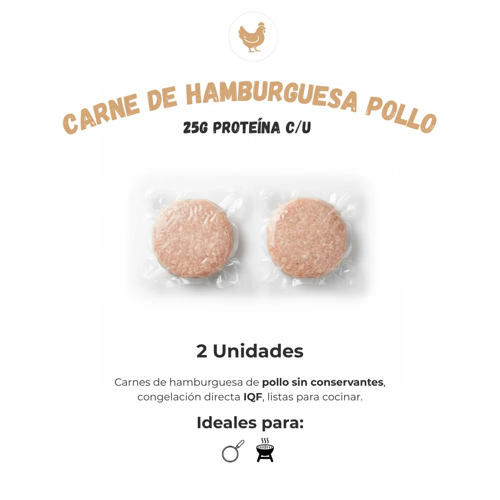 hamburguesa pollo freeze foods