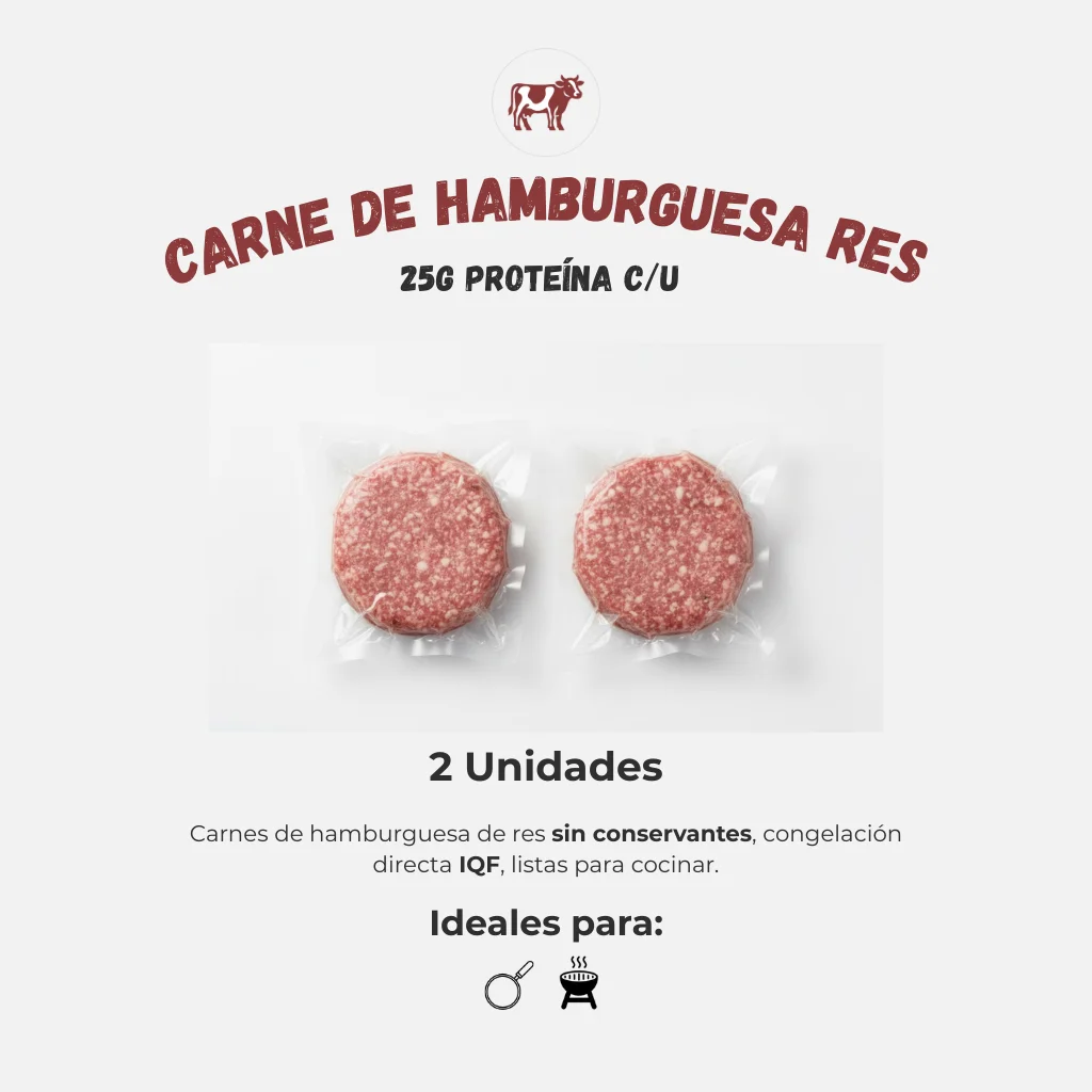 hamburguesa res freeze foods