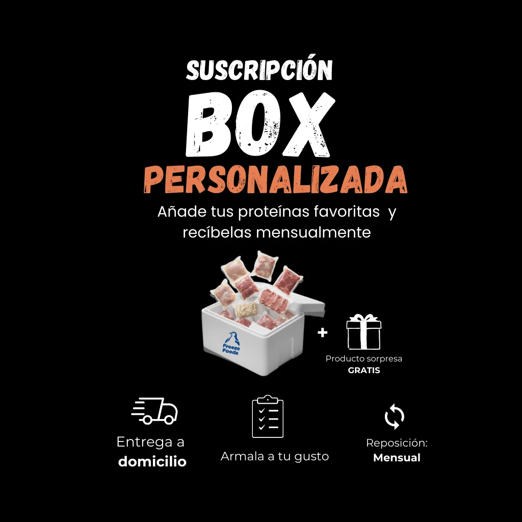 box personalizada box freeze foods suscripción