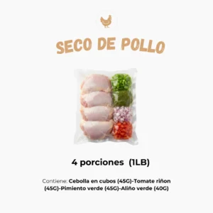Seco de pollo (4 porciones)